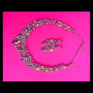 Silver Necklace & Earring Set